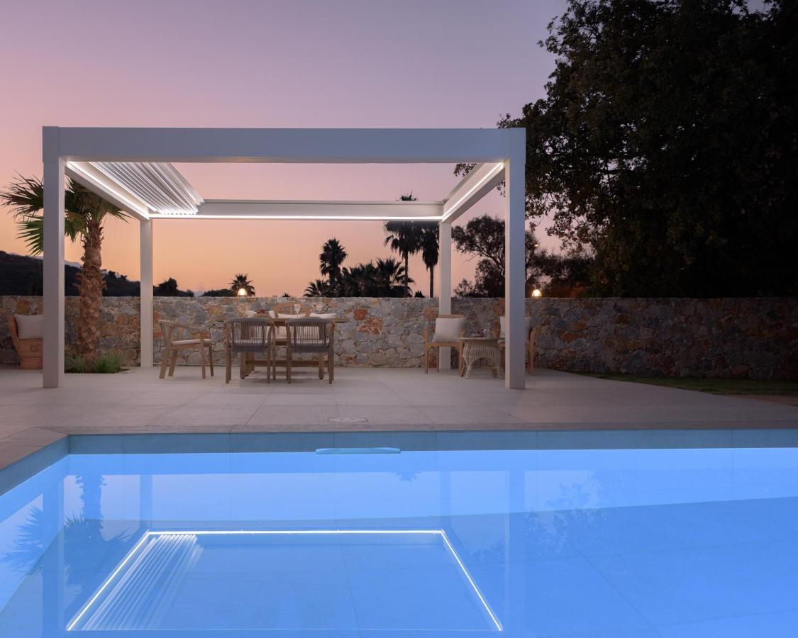 Pelagias Villa Lefka With Heated Pool Mathés Zewnętrze zdjęcie