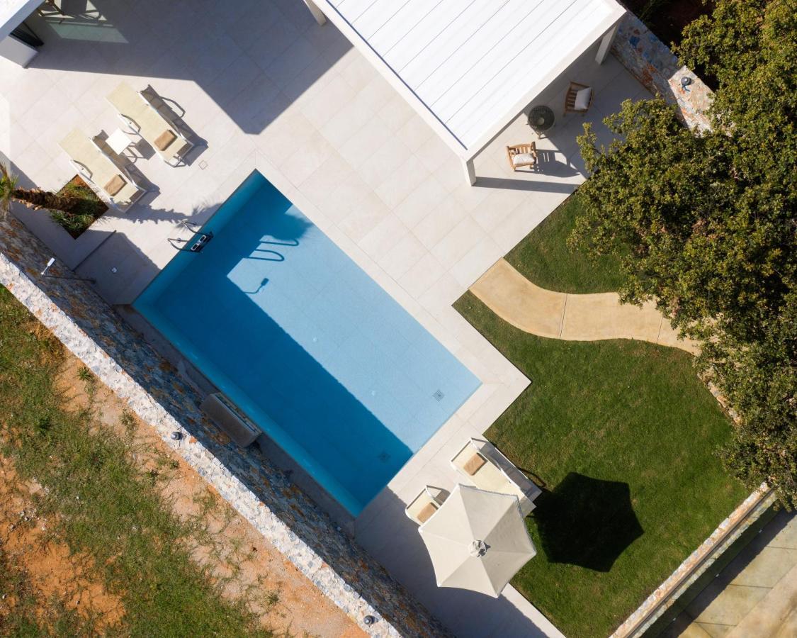 Pelagias Villa Lefka With Heated Pool Mathés Zewnętrze zdjęcie