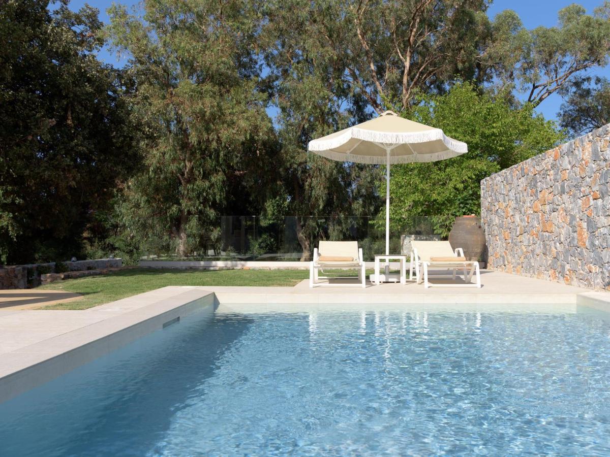 Pelagias Villa Lefka With Heated Pool Mathés Zewnętrze zdjęcie