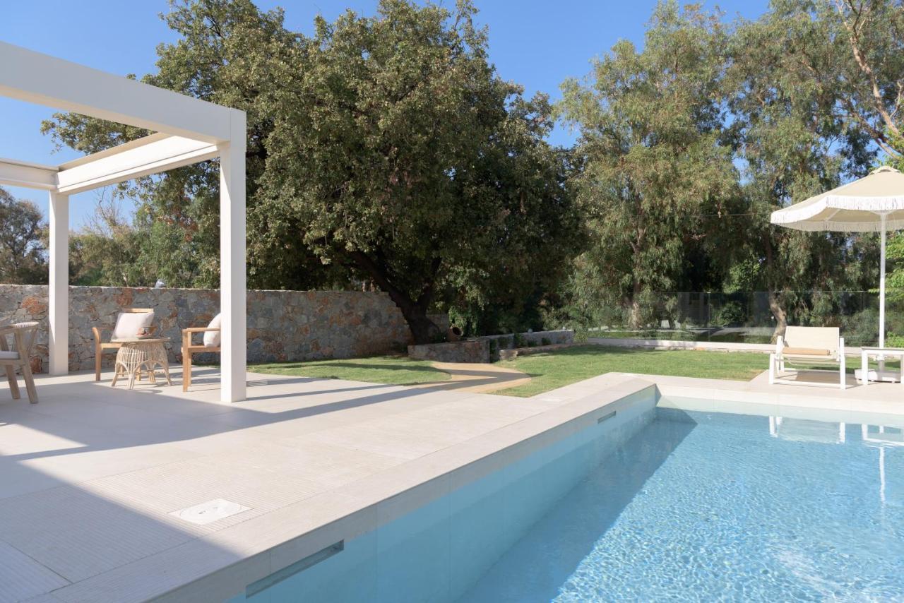Pelagias Villa Lefka With Heated Pool Mathés Zewnętrze zdjęcie