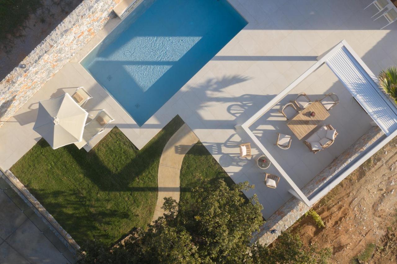 Pelagias Villa Lefka With Heated Pool Mathés Zewnętrze zdjęcie